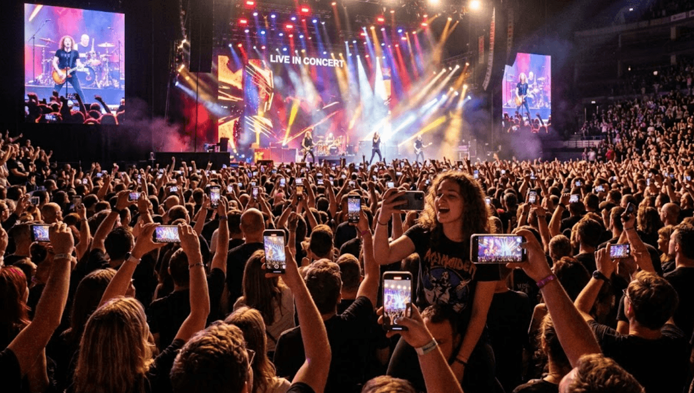Koncert přes displej: Jak naše touha po lajcích zlikvidovala živou hudbu