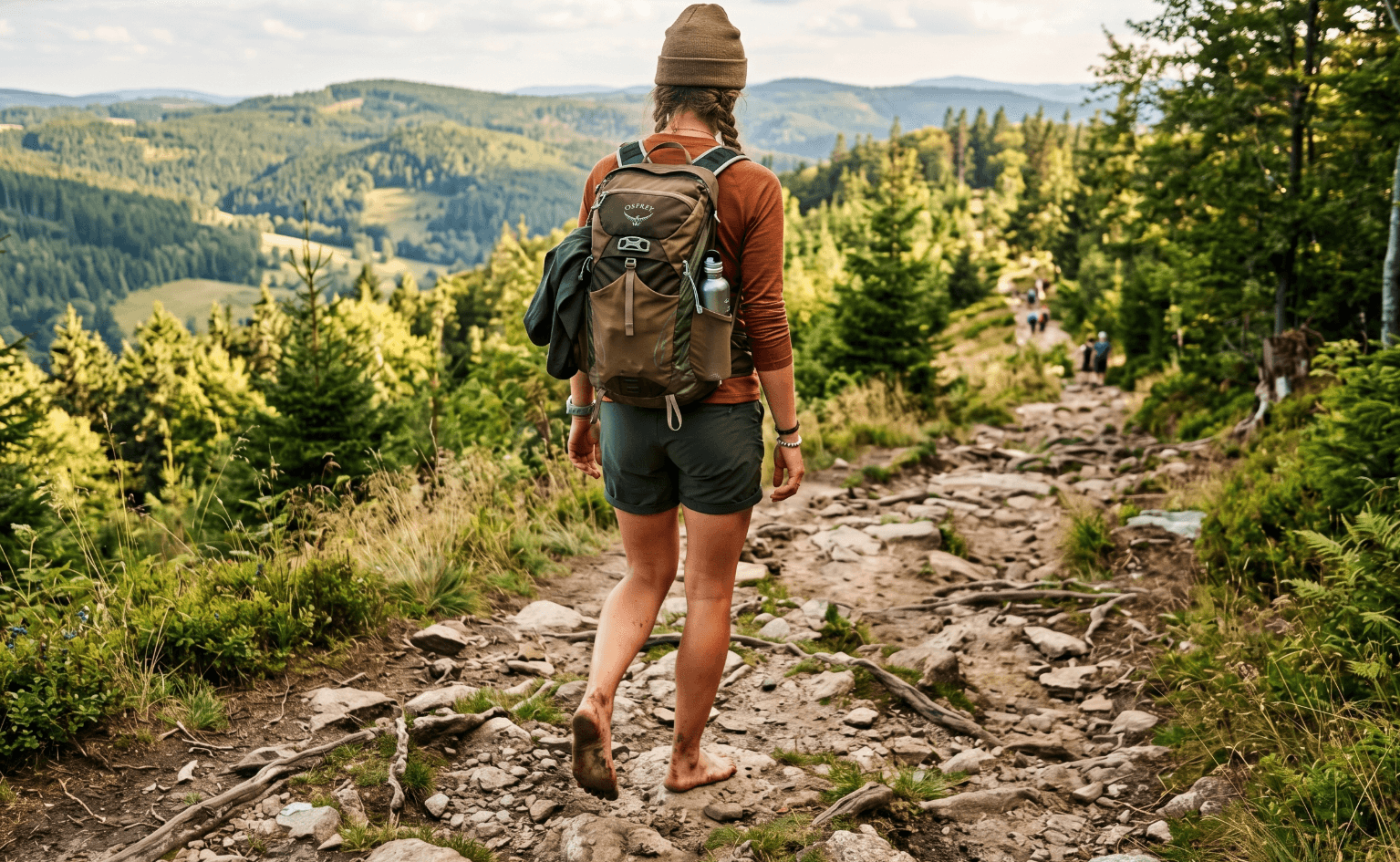 Bosochození jako lék: Proč odhazujeme boty a jak začít s bosou turistikou